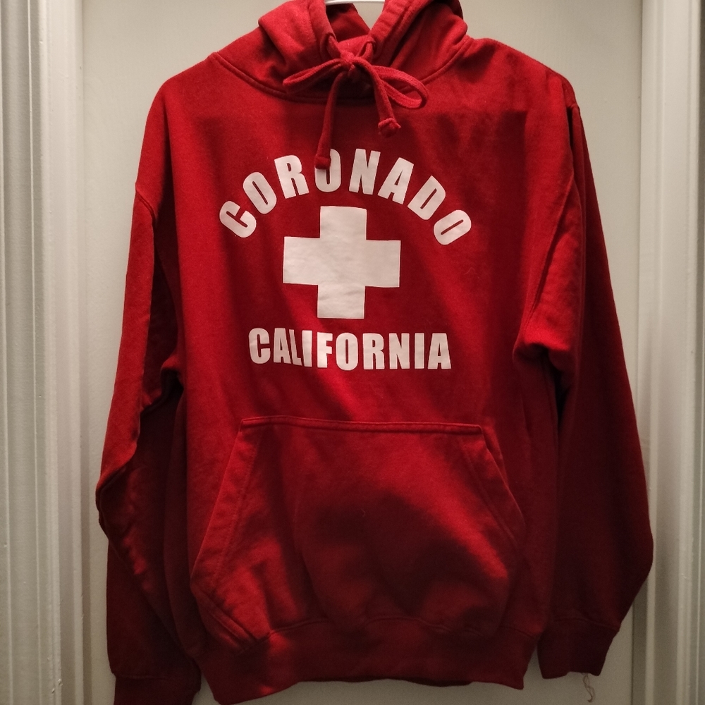 Coronado California Medium Lifeguard Hoodie